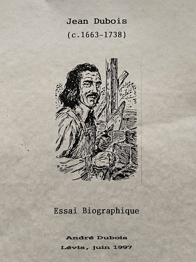 Jean Dubois (c.1663 – 1738)  Essai Biographique
