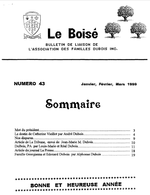 Le Boisé 43 – 1999