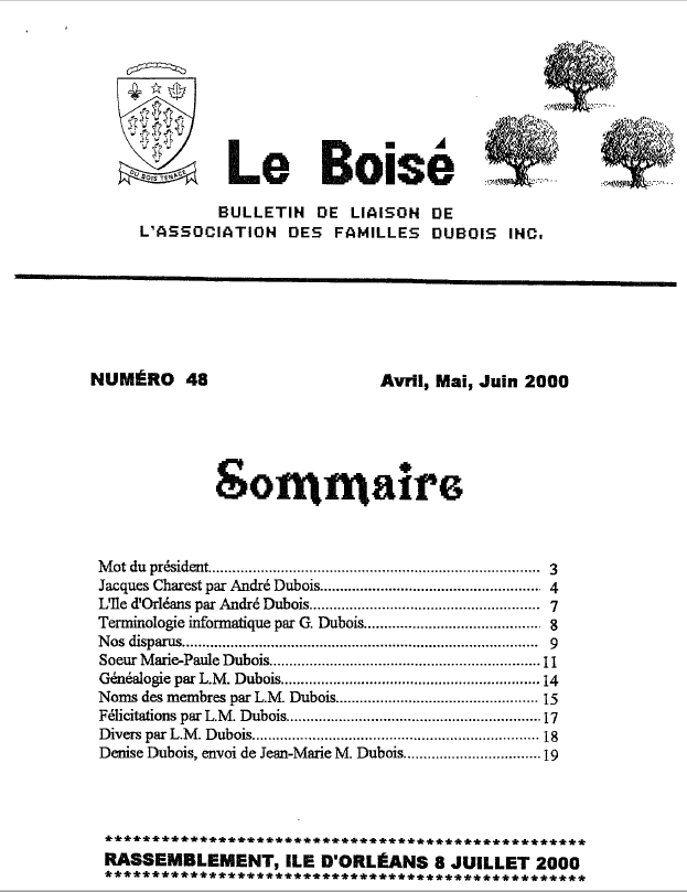 Le Boisé 48 – 2000
