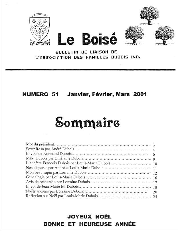 Le Boisé 51 – 2001